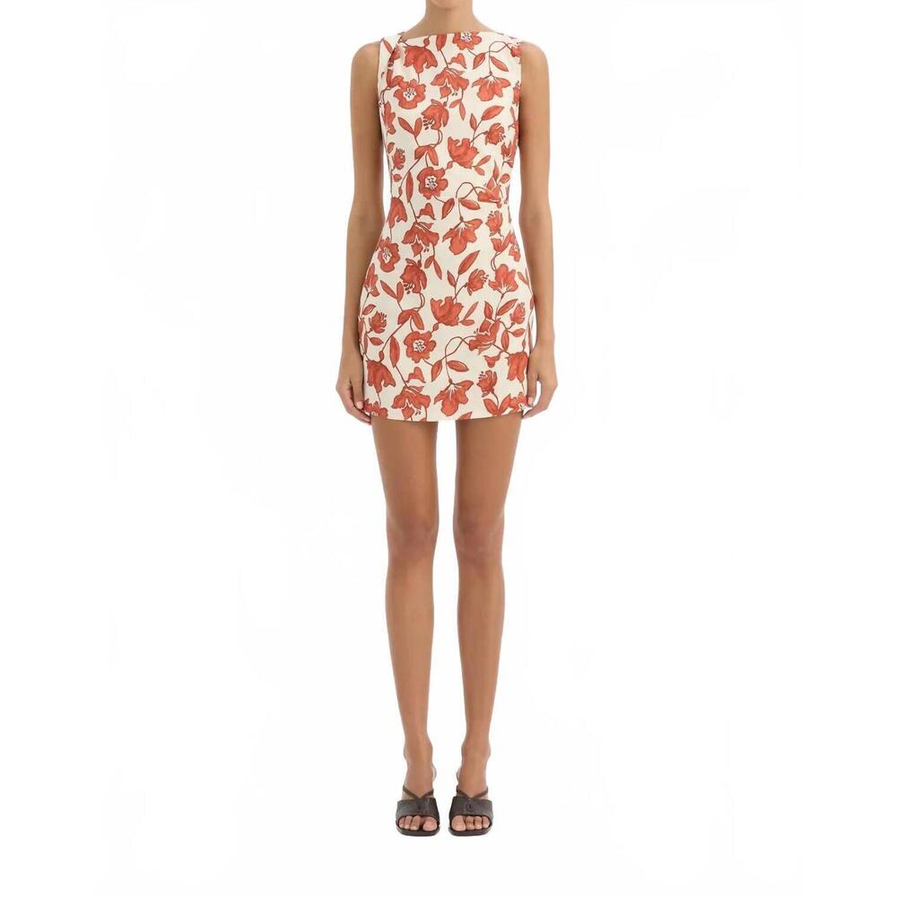 NEW SIR. chloe mini dress in tuileries print